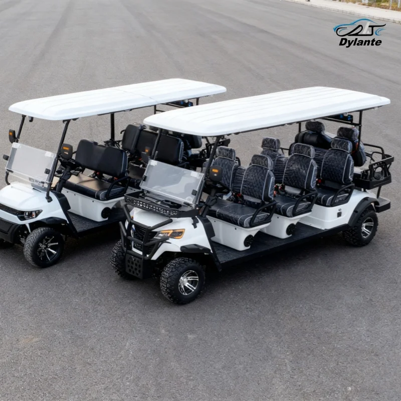 

High Performance New Version 2 4 6 8 Seats 60V/72V Lead-Acid Battery And Lithium Battery Optional Powered Electric Golf Cart