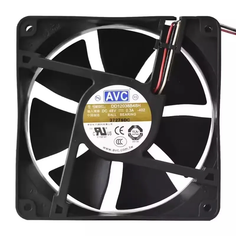 

Original genuine DD12038B48H 120 * 120 * 38MM DC48V 0.3A 12CM frequency converter cooling fan