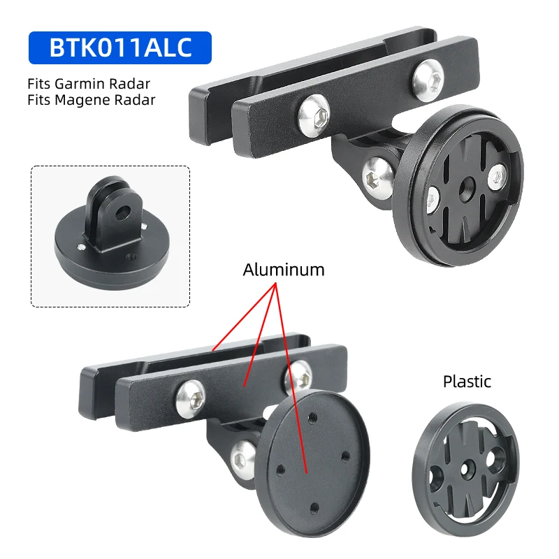 Bicycle Saddle Rail Rear Light Bracket Seatpost Mount LED Lamp Stand for Garmin Varia Radar Rearview RTL510 515 500 Magene L508