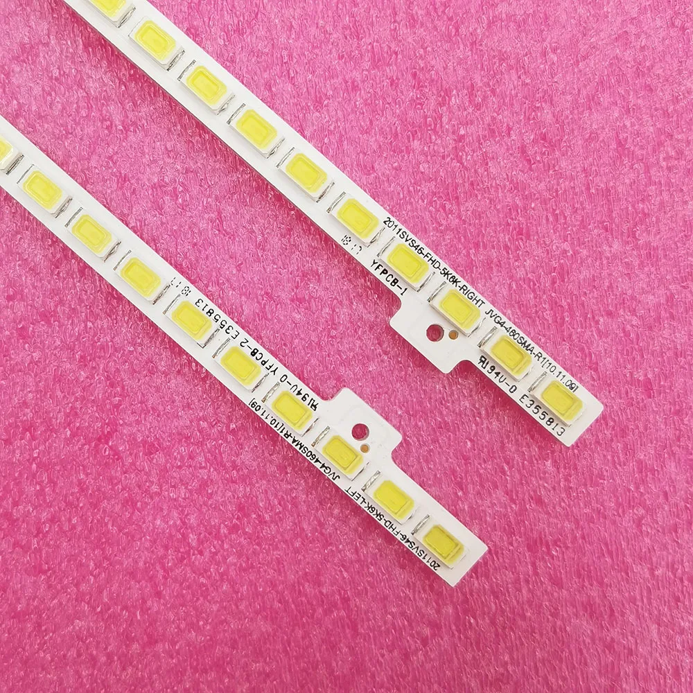 New LED Strip 2011SVS46-FHD-5K6K RIGHT LEFT JVG4-460SMB-R1 BN64-01644A For Samsung TV UE46D5000 UE46D6000 UN46D6000