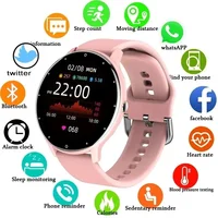 Reloj inteligente LIGE para mujer, pronóstico del tiempo en tiempo Real, rastreador de actividad, relojes, Monitor de ritmo cardíaco, reloj inteligente deportivo para mujer y hombre