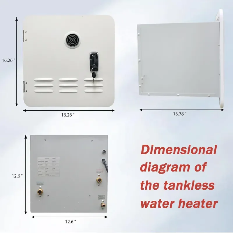 For RV Outdoor Gas Water Heater Liquefied Gas Embedded Instant Intelligent Constant Temperature