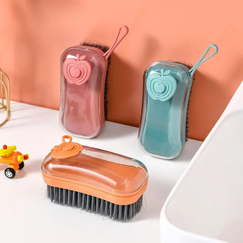 

Automatic Liquid Laundry Brush Household Simple Plastic Brush Clothes Shoes Cleaning Board Refresh Shoe Brush Soft Bristles