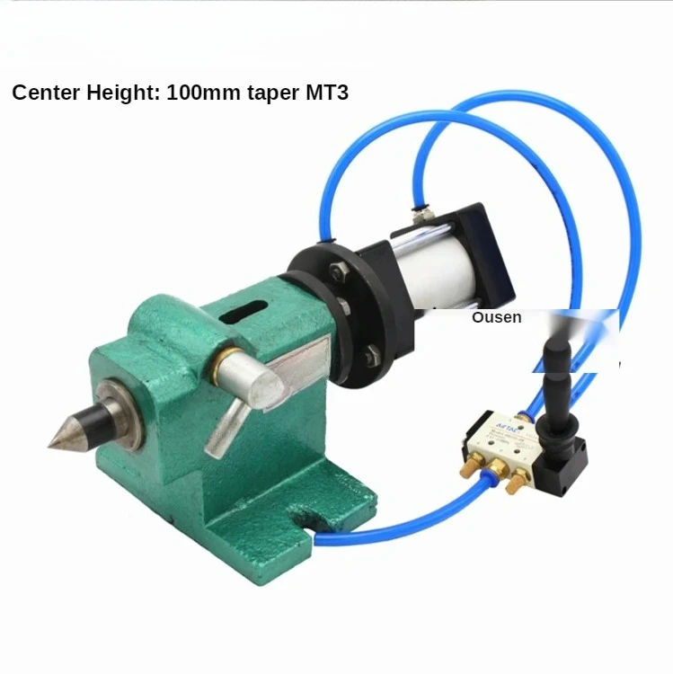 25-75mm Pneumatic Lathe Tailstock Quick and Easy Instrument Tailstock MT3 Automation Activities Manual Switch Hydraulic Pressure