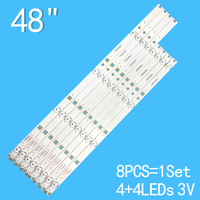 LED Backlight Strip For HKC K480 2201-MB48030-0401BR2 2201-MB48030-0401BL2 MZ4B17B7 S7331 AT48H1