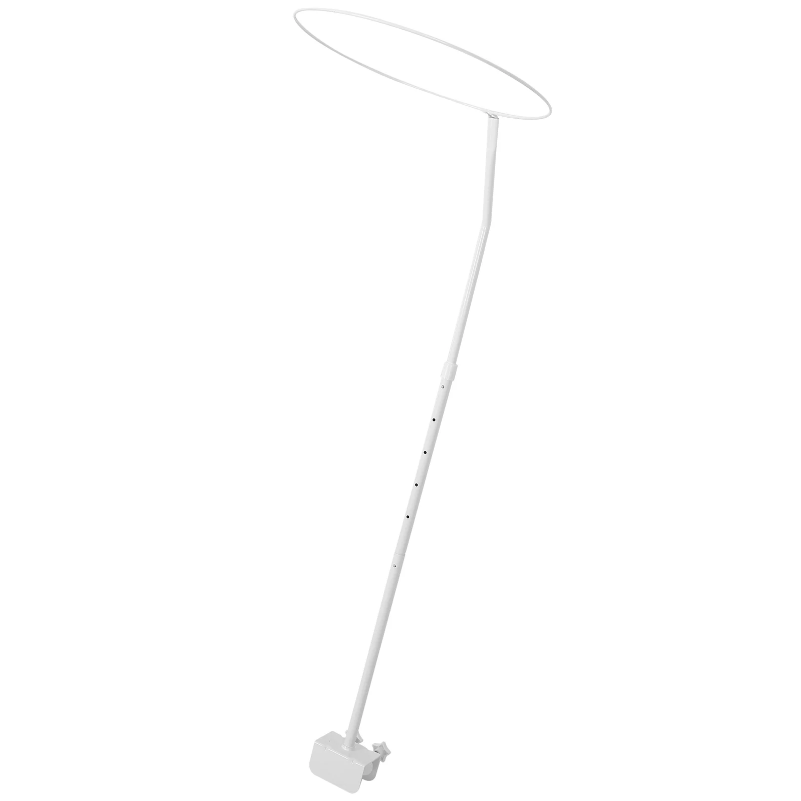 Baby Cribs Mosquito Net Holder Stand Metal Net/bed Curtain Canopy Plus for White Infant