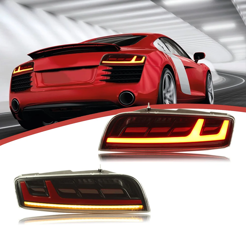 Upgraded Version taillights Suitable for R8 Led Tail Lamp 2007-2015  NEW Modified Style Wholesale