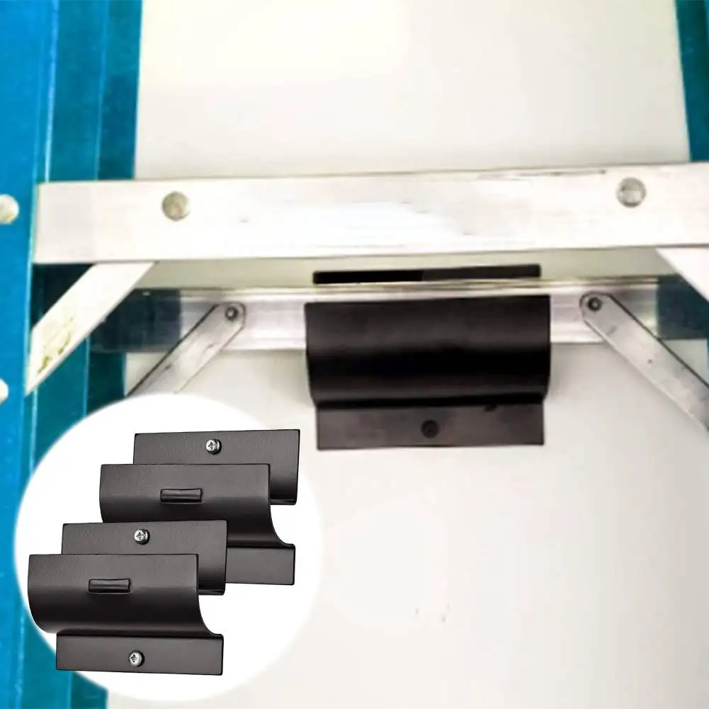 Colgador de escalera montado en la pared de Metal, ganchos de escalera de montaje en pared para garaje, estante de almacenamiento de escalera, soporte de almacenamiento que ahorra espacio
