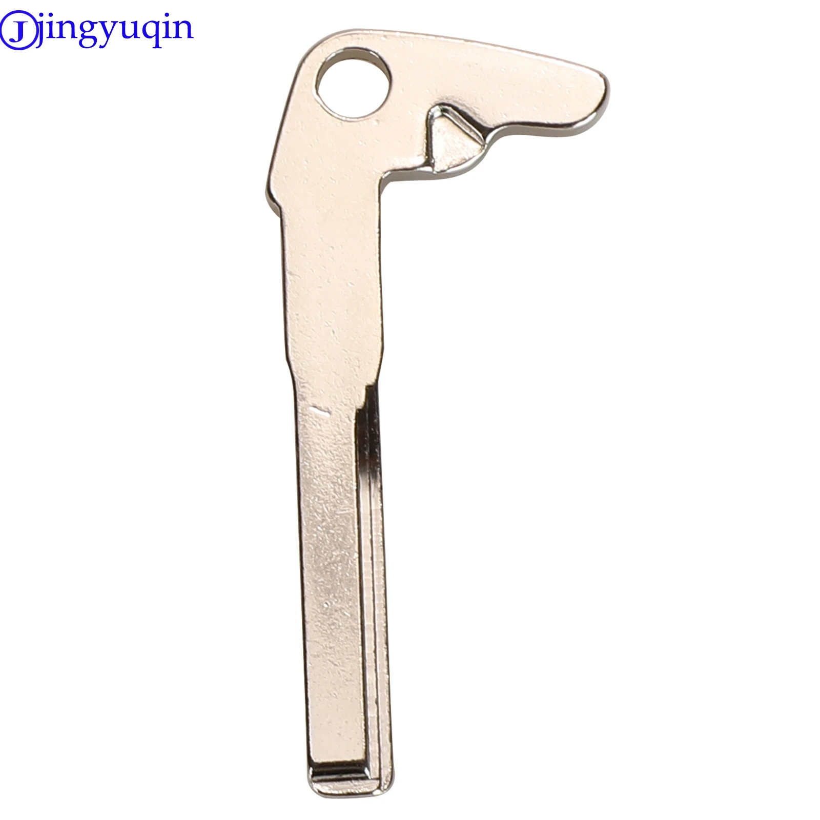 jingyuqin 1ps Remote New Arrival Smart Chrome Blank Key Replacement Uncut Blade lade Insert For Mercedes Benz uncut key blade