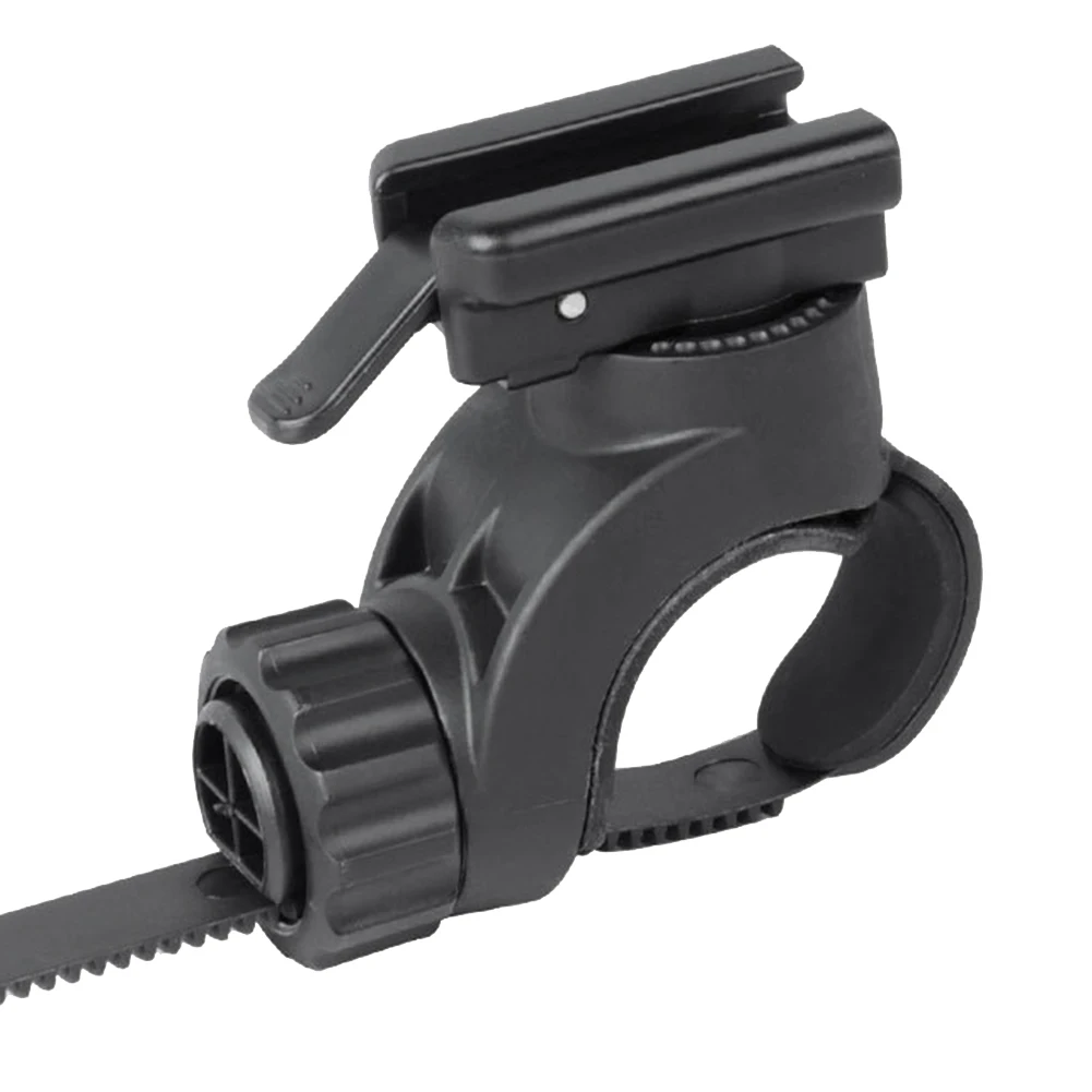 H07P Bicycle Headlight Holder Adjustable Front LED Lamp Buckle Quick Mount Release Bracket Bike Accessories