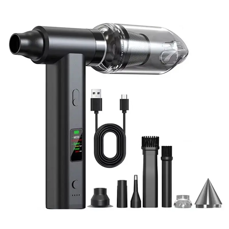 Innovative Electric Air Duster Brushless Jet Fan Handheld Compressed Air Duster LED Display Brushless Jet Fan