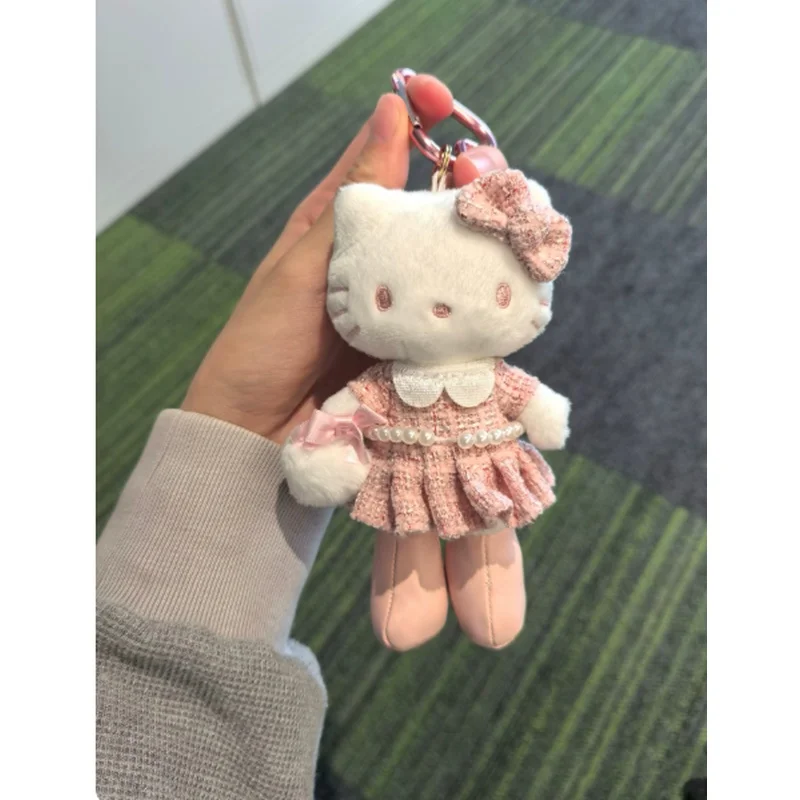 12 سم   شخصية أنيمي   مرحبا كيتي   ألعاب قطيفة طويلة الأرجل   كاواي   قلادة سلسلة المفاتيح دمية   حشوة القطن pp   زخرفة التعبئة والتغليف   هدية