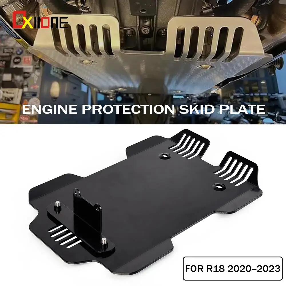 

New Motorcycle Accessories Engine Protection Skid Plate Chassis Cover Aluminium Frame Guard Part For BMW R18 2020 2021 2022 2023