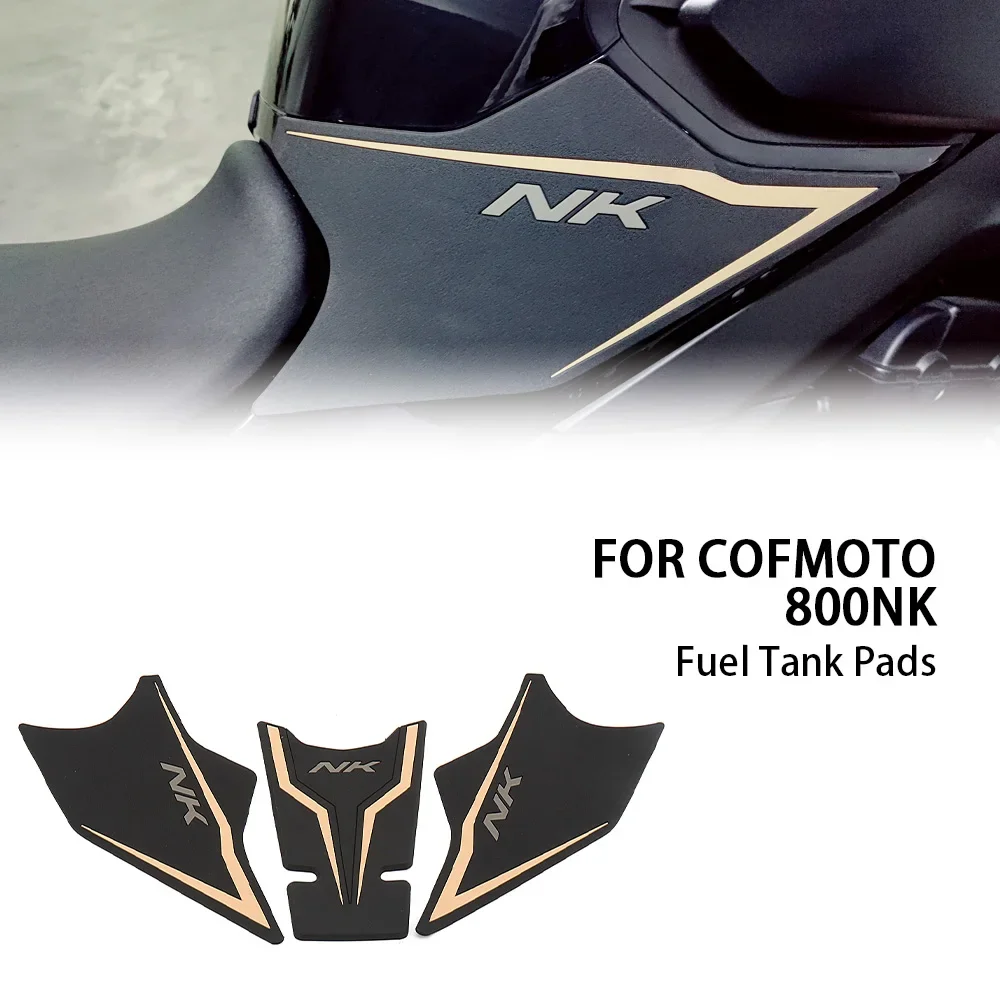 Motorcycle Gas Fuel Tank Sticker Protector Sheath Knee Tank Pad Grip Decal With Logo For CFMOTO 800NK 800nk 800 NK