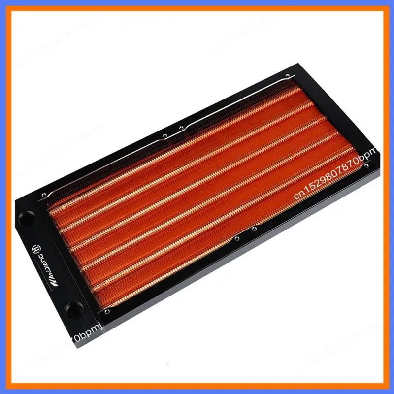 

BAAE 17MM Cold Row All Copper Watercooled Radiator 240 Copper Water-Cooled Copper Row Computer Drainage Liquid Heat Exchanger