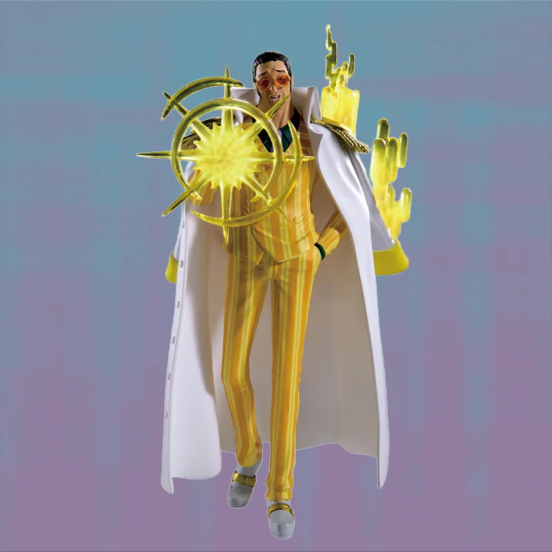 Genuine Original Bandai Banpresto One Piece Logia Borsalino PVC Anime Figure Model Desktop Ornament Doll Collector Figurine Toys