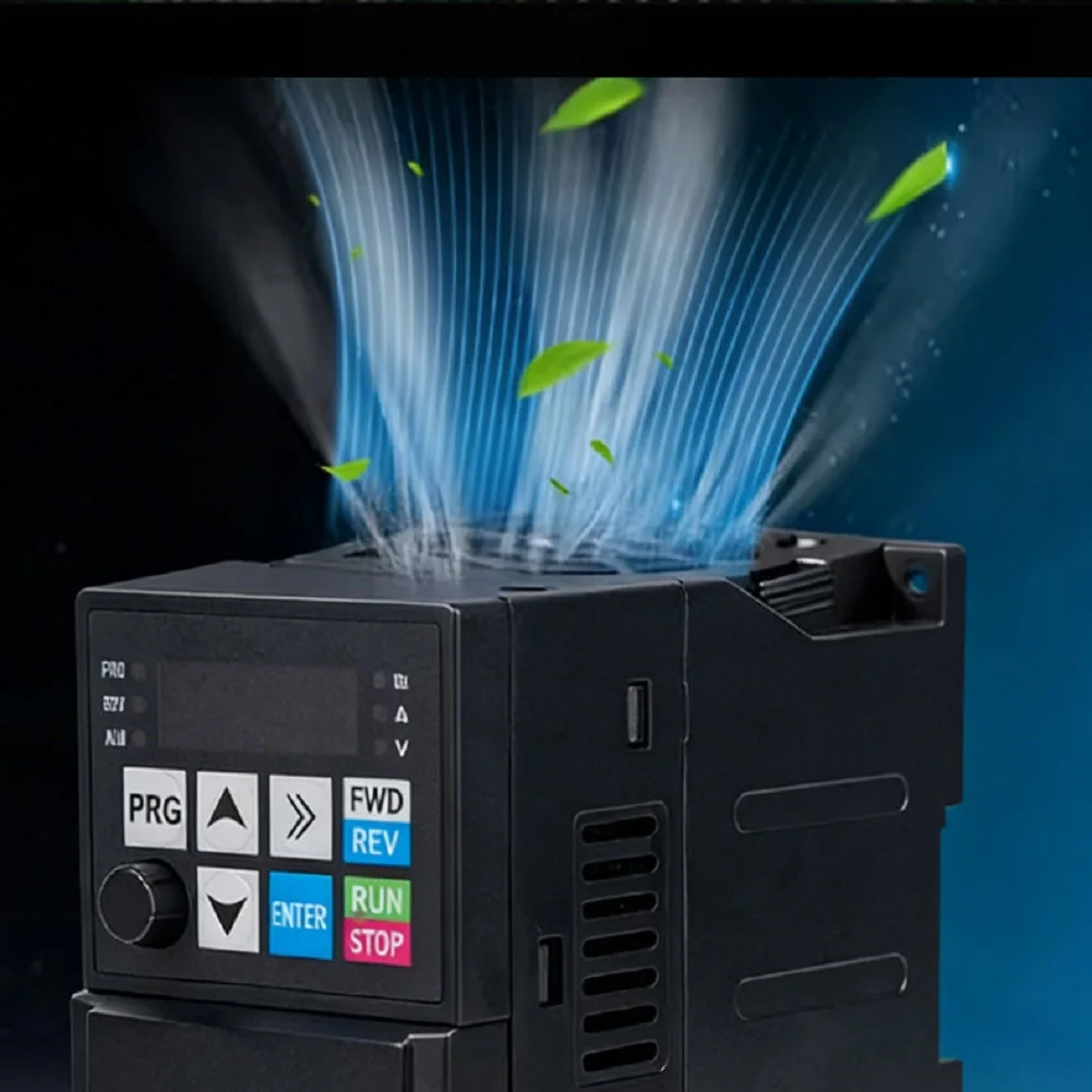 VFD Frequency Converter 220V 1-Phase Input 3phase Output 0.75kW Speed Controller Equipped With Oversized Heat Sinks