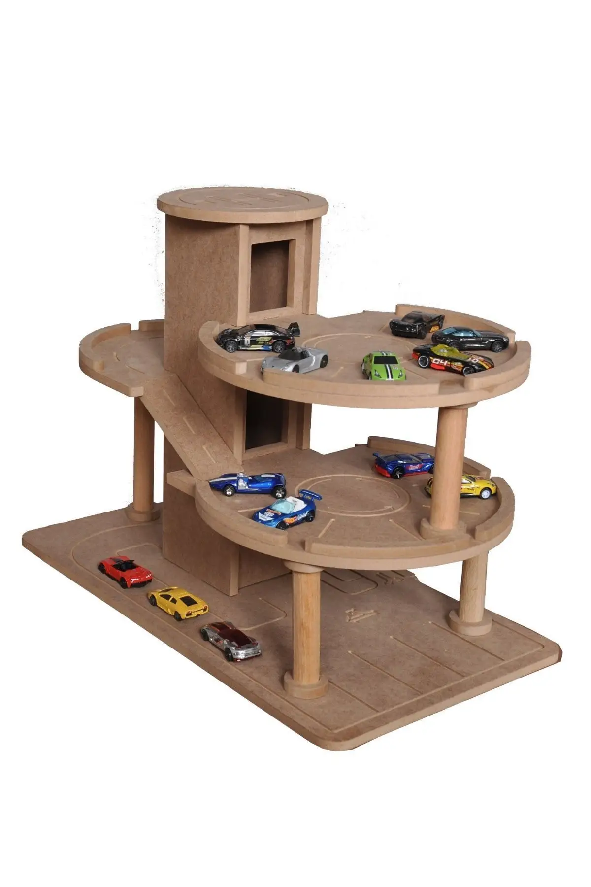 Деревянные полы для парковки