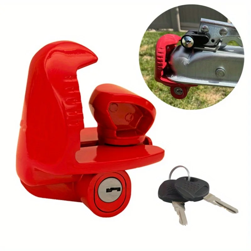 Universal Type Car Yacht Marine Trailer Hitch Lock Anti-theft Lock Hitch Device Connection Trailer Assembly Towing Anti-theft