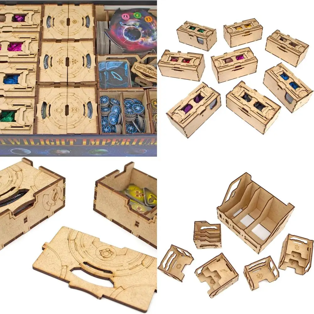 Twilight Imperium & Prophesy of Kings Expansion Organizer: Board Game Storage and Accessory Upgrade