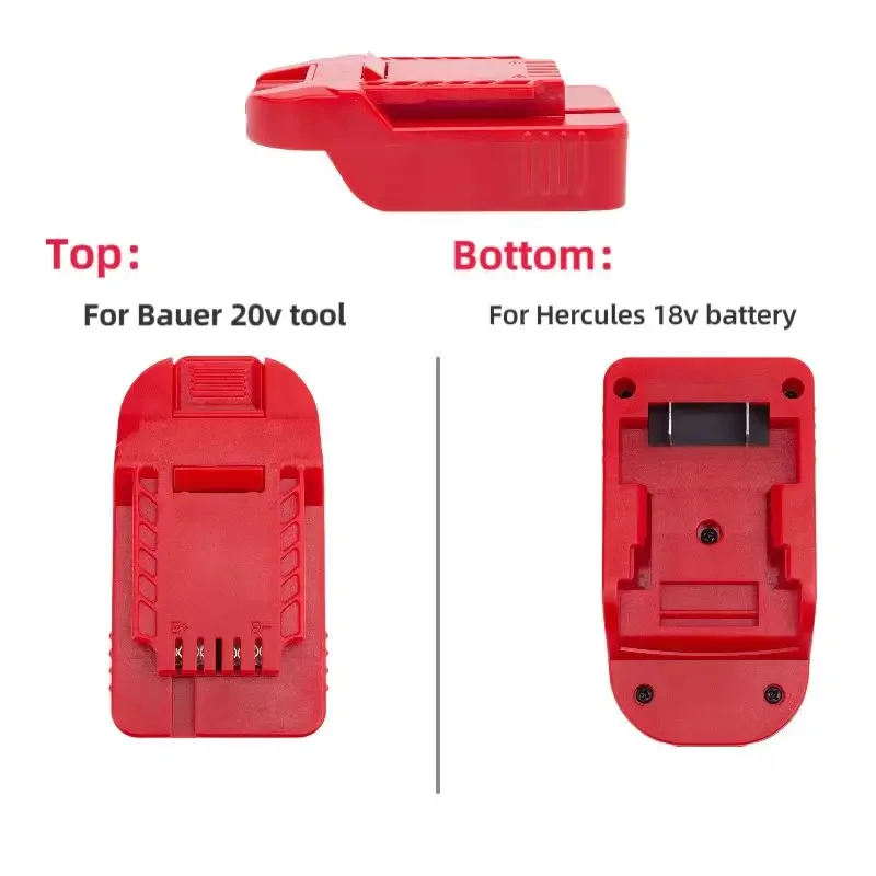 Battery Adapter Converter For Hercules 20V Lithium  Adapter  Convert  To Bauer 20v  Power Tool Converter(Without Battery &Tool )