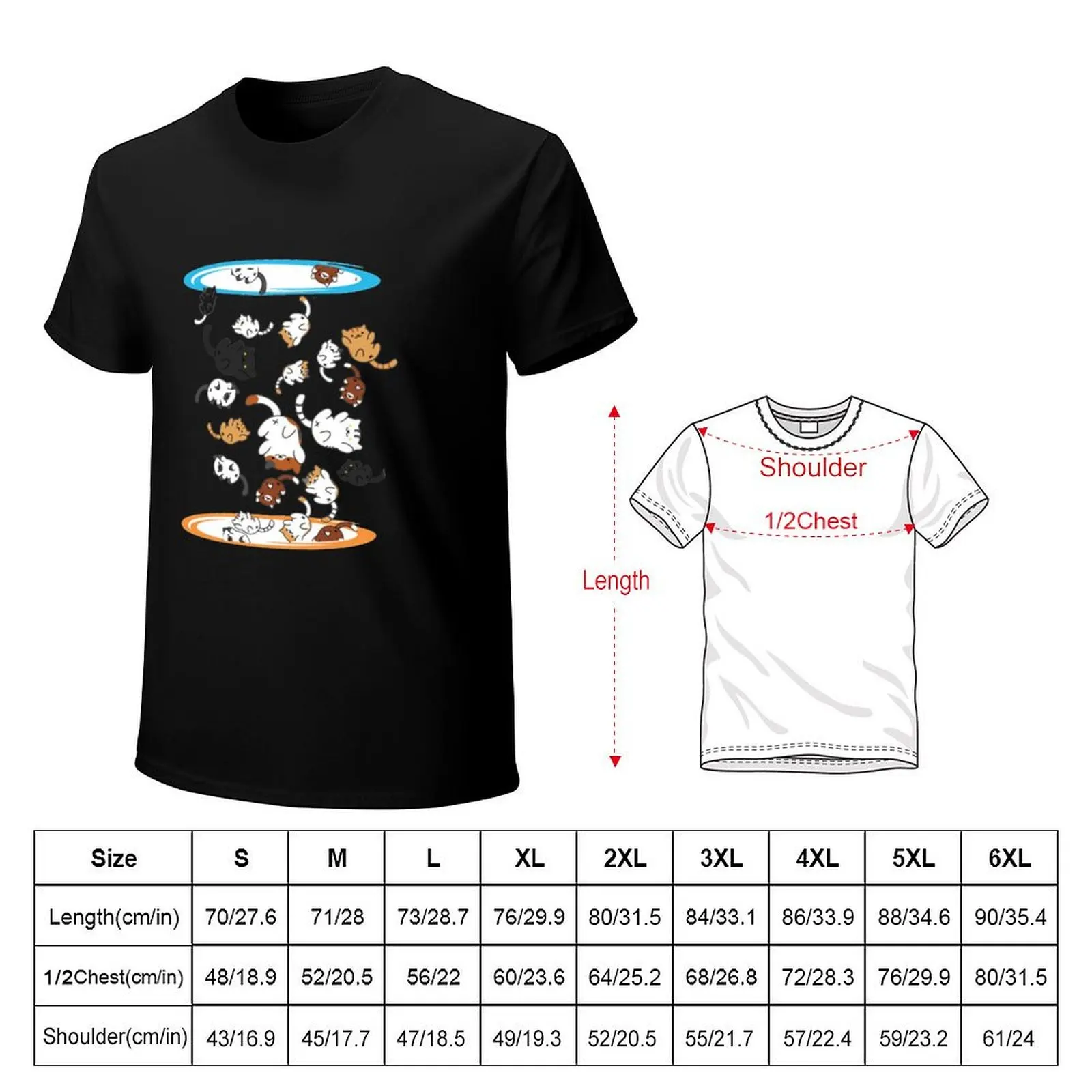 Neko Portals T-Shirt Lightweight Gym Training T-Shirt