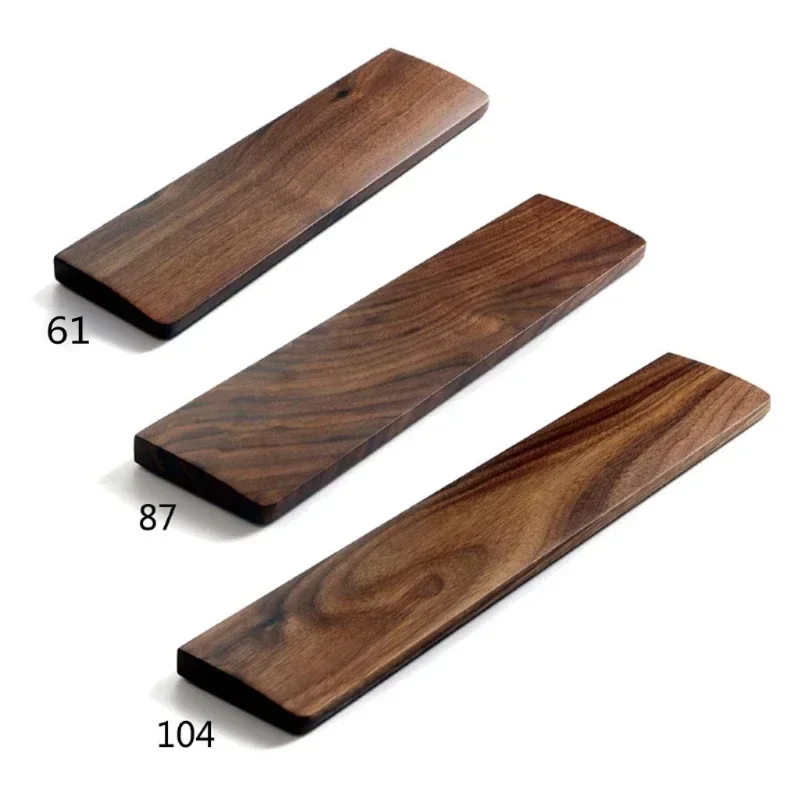 

Wooden Keyboard Wrist Rest Walnut Wrist Rest Solid Mouse Pad Wrist Guard