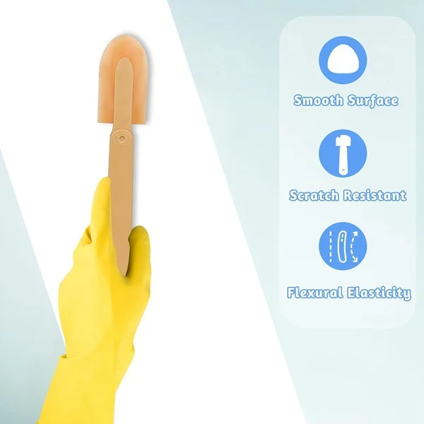 

8pcs Extended Length Caulking Tool Set Rubber Silicone Sealant Finishing Spatula for Home Floor Tile Bathroom Sealing Renovation