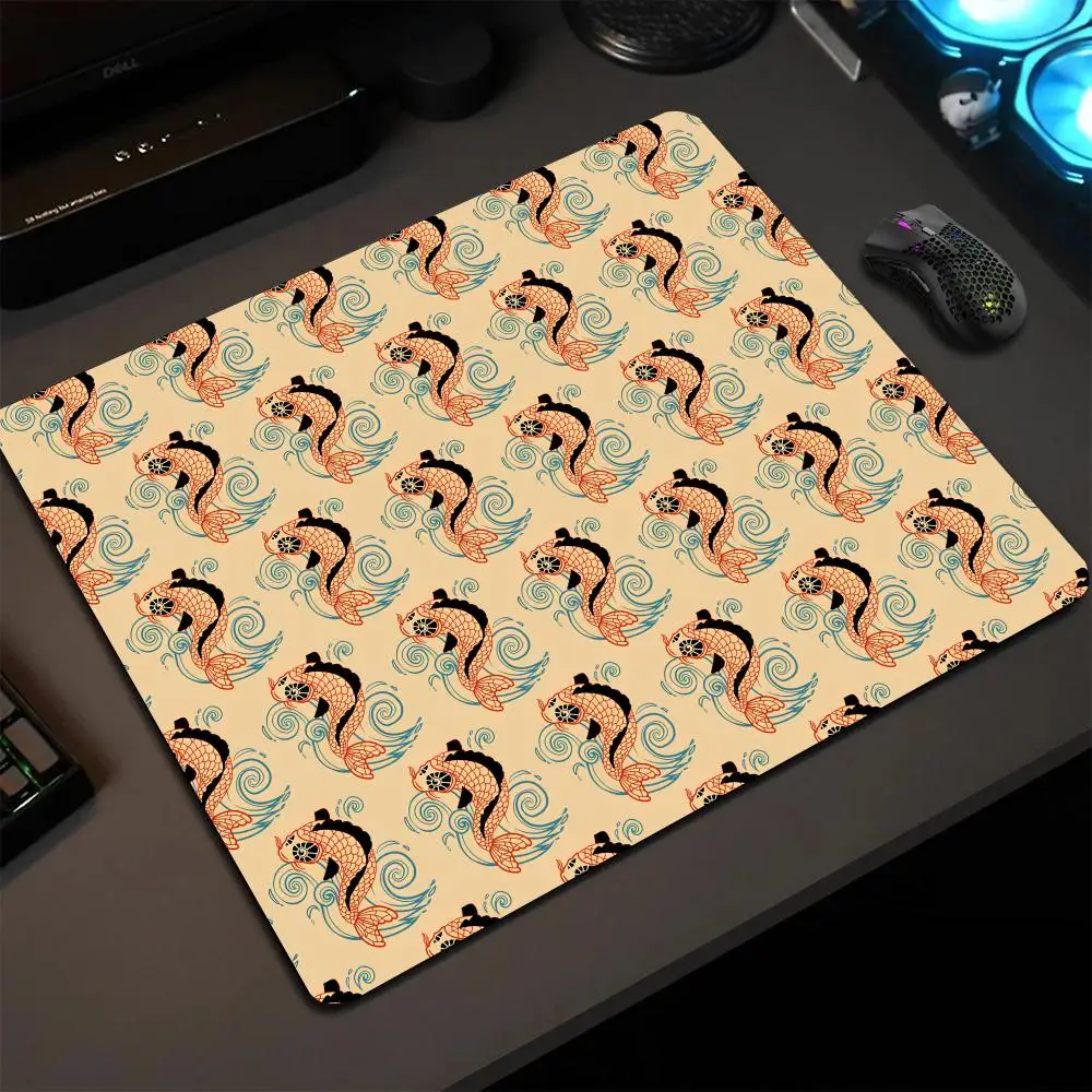 

Japanese Texture Small Mouse Pad Gaming Laptops Mousepad Gamer Carpet Keyboard Mat Desk Protector Anime Cartoon Mause Pads 18X22