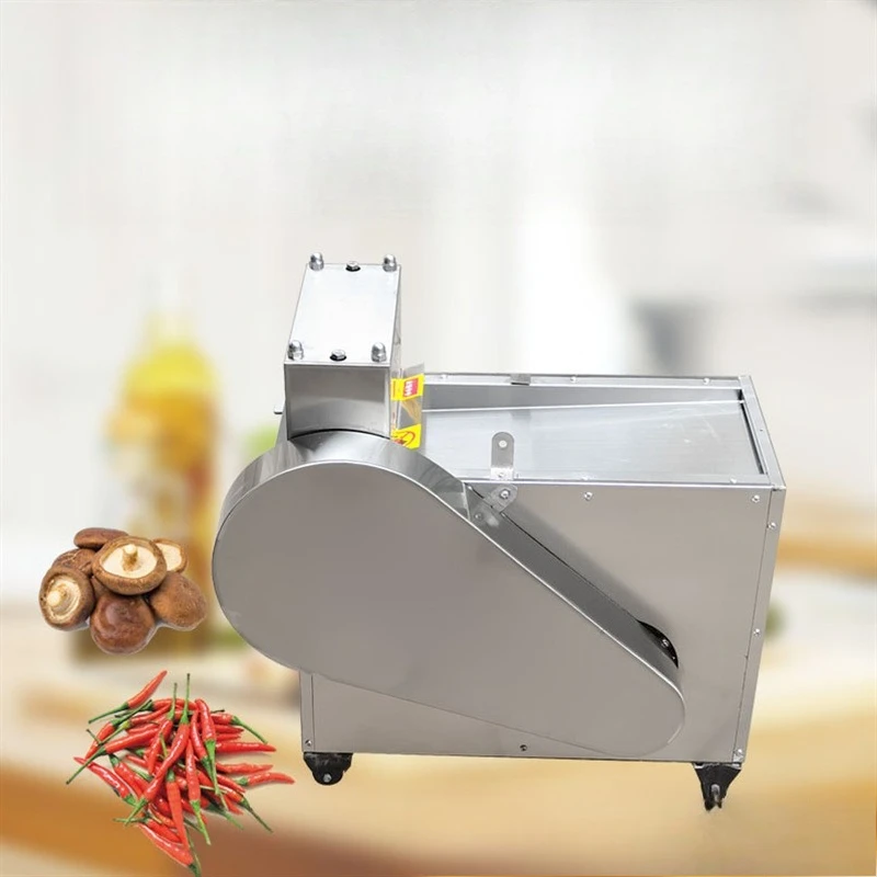 Electric fresh pepper cutting machine Pea halving machine Lentil shredding machine Commercial fresh pepper shredding