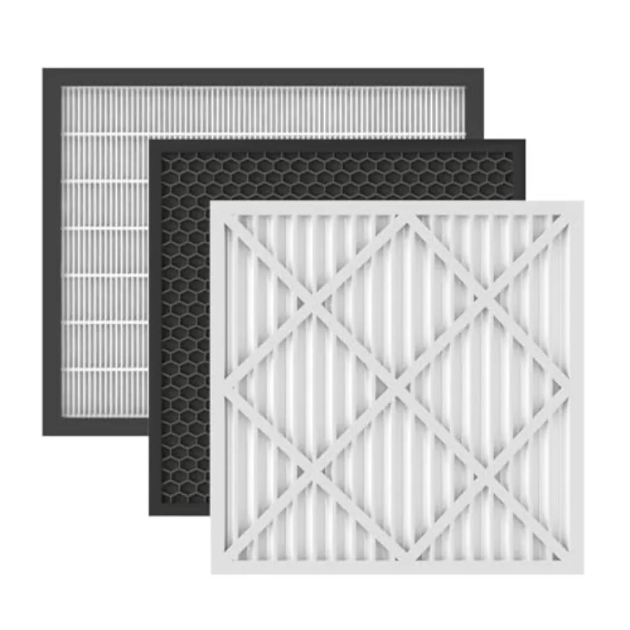 

Сменный комплект 3-ступенчатых фильтров включает в себя угольные и фильтры Hepa с предварительным фильтром MERV-10, совместимые с X550 и X800.