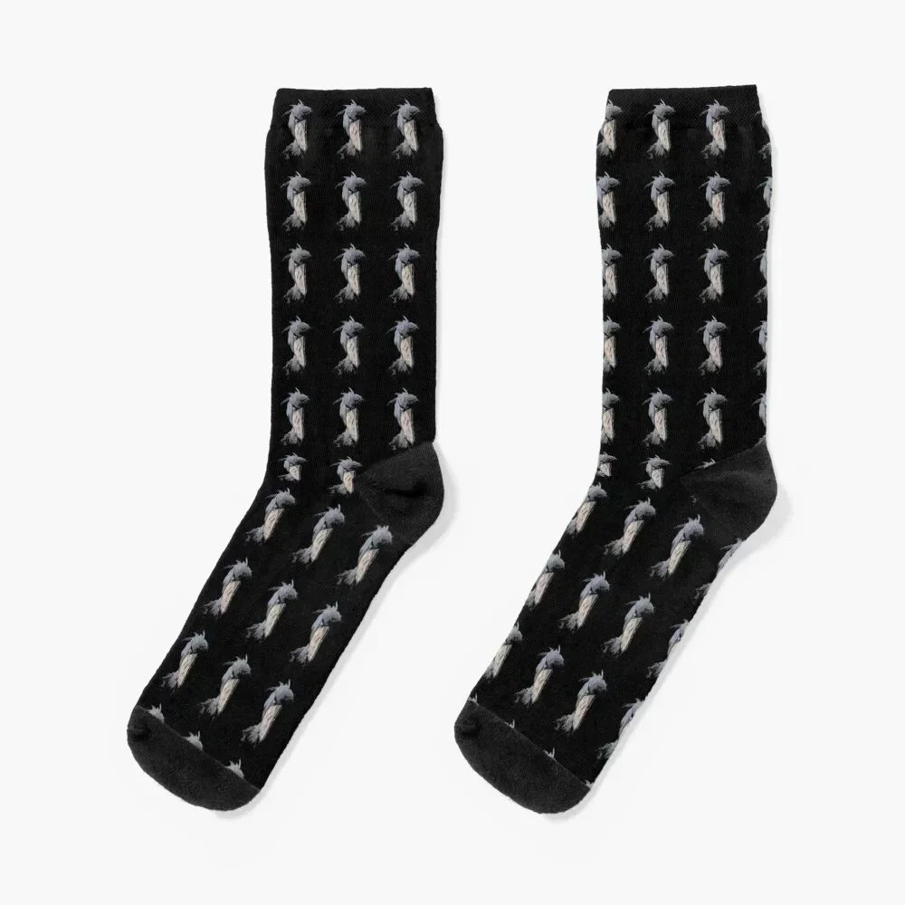 

The Shoebill Human Costume Design Socks happy men cotton high quality bright garter Socks For Women Men's