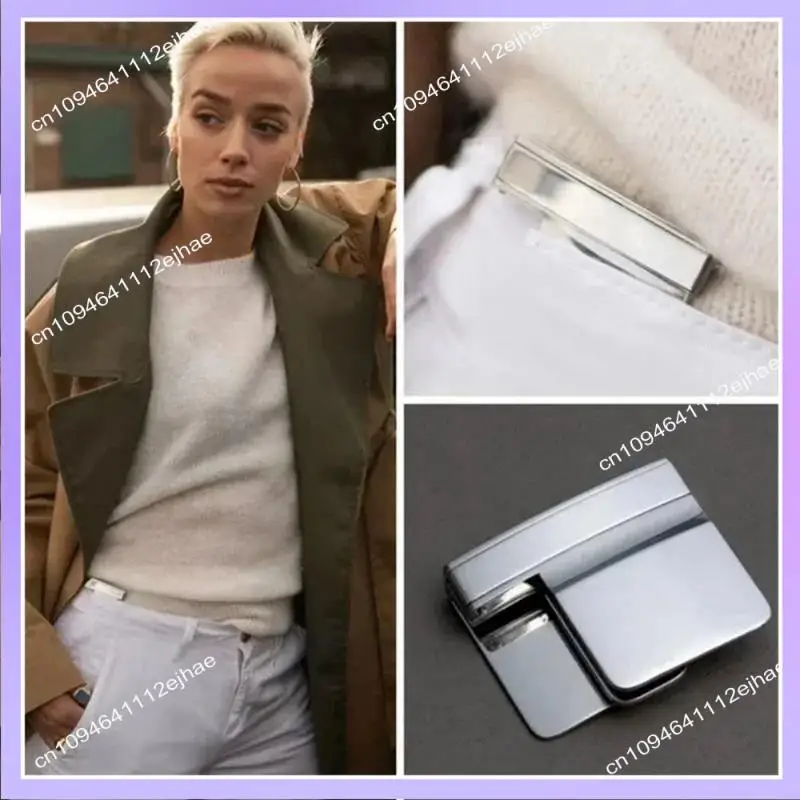 N83R Multifunctional Belt Clip Belt Adjustment Clamp, Belt Size Adjustment Buckle Gold