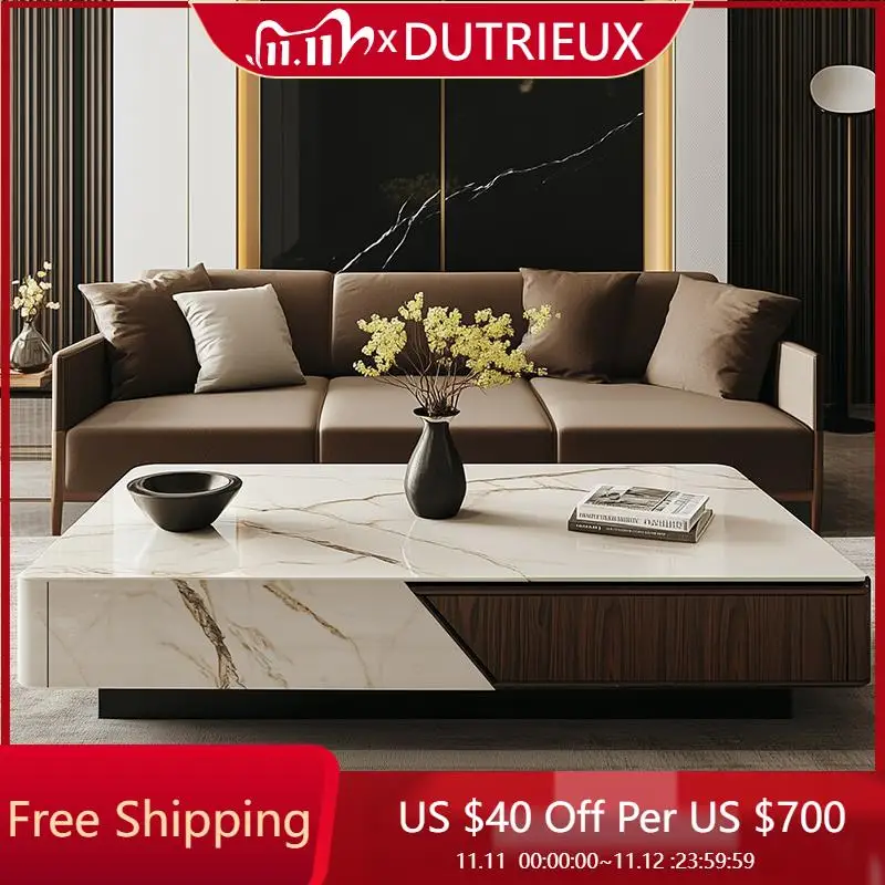 

Trendy Hotel Side Table Luxury European Unique Designer Modern Aesthetic Coffee Table Design Meubles Living Room Decoration