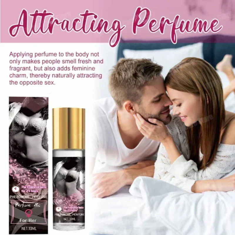 ⁿⁱᶜᵉ Pheromone Perfume Oil for Men Women Long-lasting Natural Refreshing Body Perfume Stimulates Fragrance Pheromone Essential O