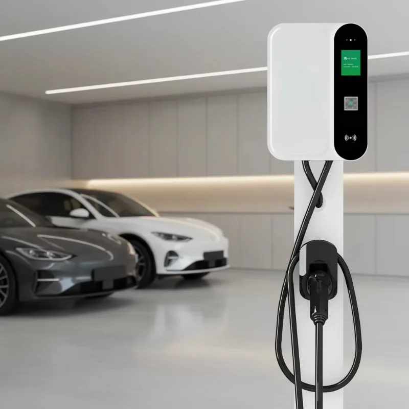 Household Floor-Mounted 7kW Electric Vehicle New Energy Fast Charging Station GB/T20234 Interface 32A Output AC220V Input