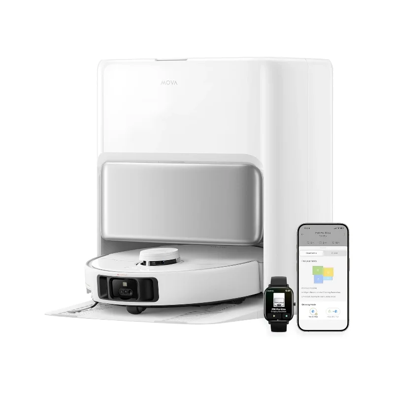 

​​2025 P50 Pro Robot Vacuum Cleaner - 19000Pa High Suction with Anti-Tangle Brush, Self-Drying Mop & LDS Navigation