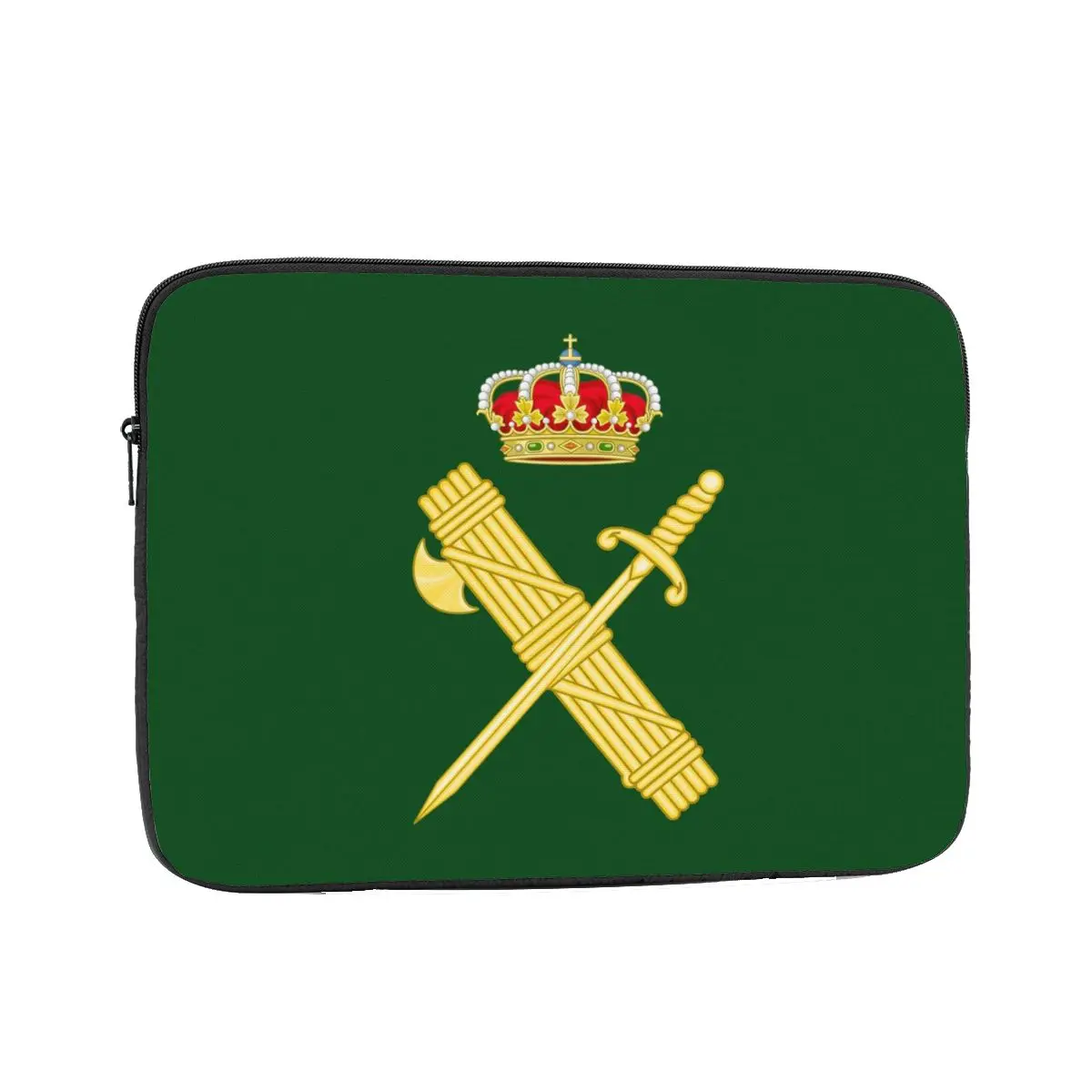 Laptop Sleeve Case Spain 12 13 15 17 Inch Notebook Sleeve Cover Bag Spanish Guard Civil Logo Shockproof Case