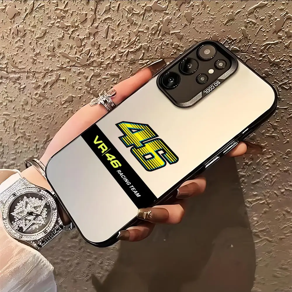 Motorcycle Rossi VR46 Phone Case for Samsung Galaxy A57 56 55 54 52 37 36 35 34 27 26 25 17 16 5G Colorful Silver Cover view 6