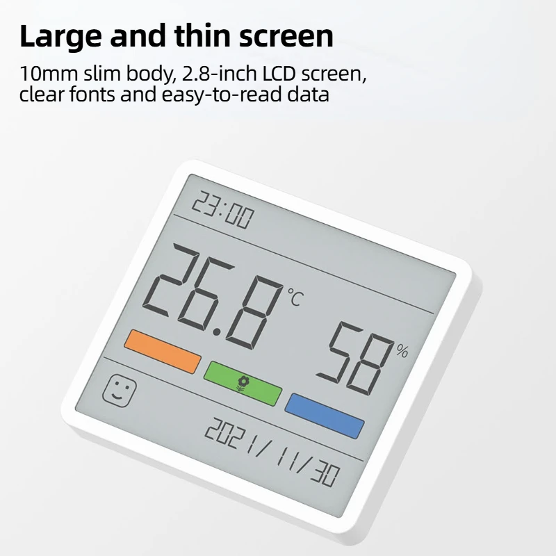 2.7 Inch Digital Home Indoor Temperature Humidity Meter LCD Digital Thermometer Hygrometer Sensor Gauge Weather Station