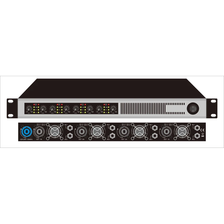 

High Quality 8*400W pa Power Amplifiers Professional Power Amplifier