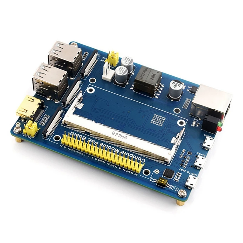 DN-وحدة الحساب Poe Board + CM4S 8G + 32G Kit لـ Raspberry Pi CM4S وحدة الحساب 4S لوح تمديد + لوحة أساسية