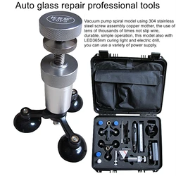 Auto glass repair professional repair tools front windshield broken crack repair