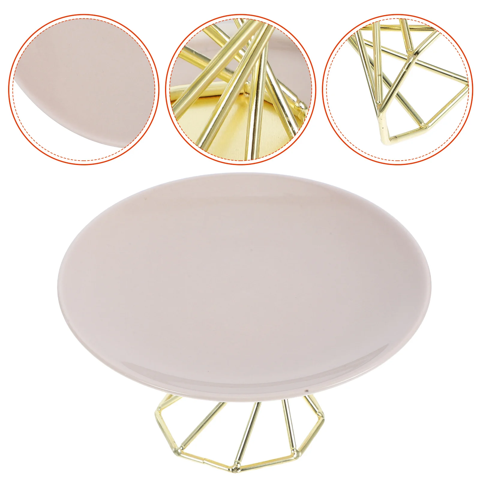 

Круглая однотонная керамическая подставка для торта, основание на ножках, свадебная вечеринка, десертная витрина, тарелка для кексов, керамическая тарелка, подставка для торта