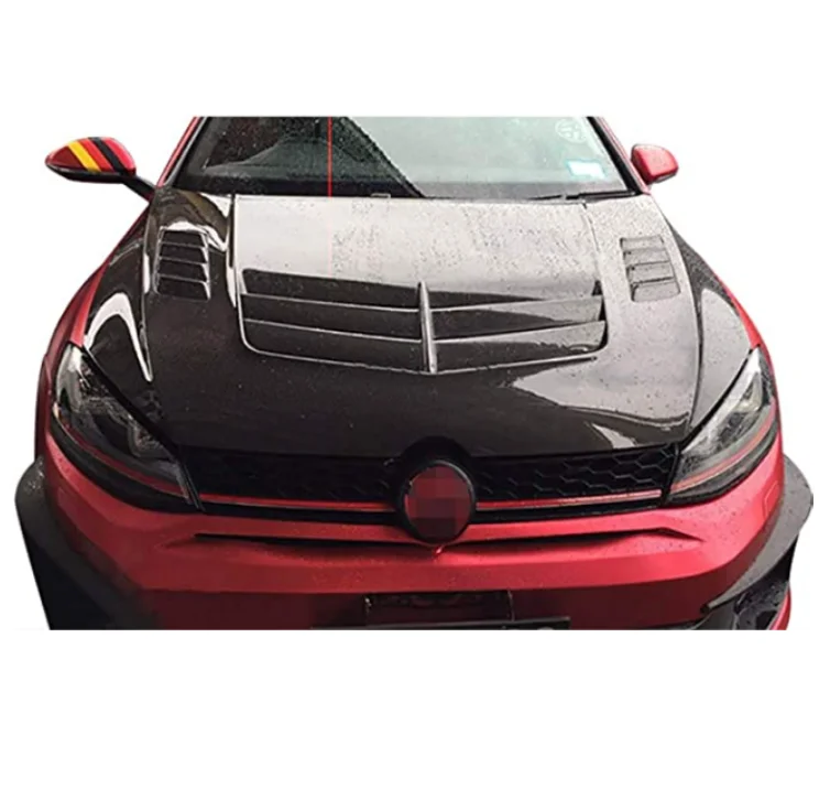 

V Style Carbon Fiber Hood Suitable For Golf 7 MK 72014-2019