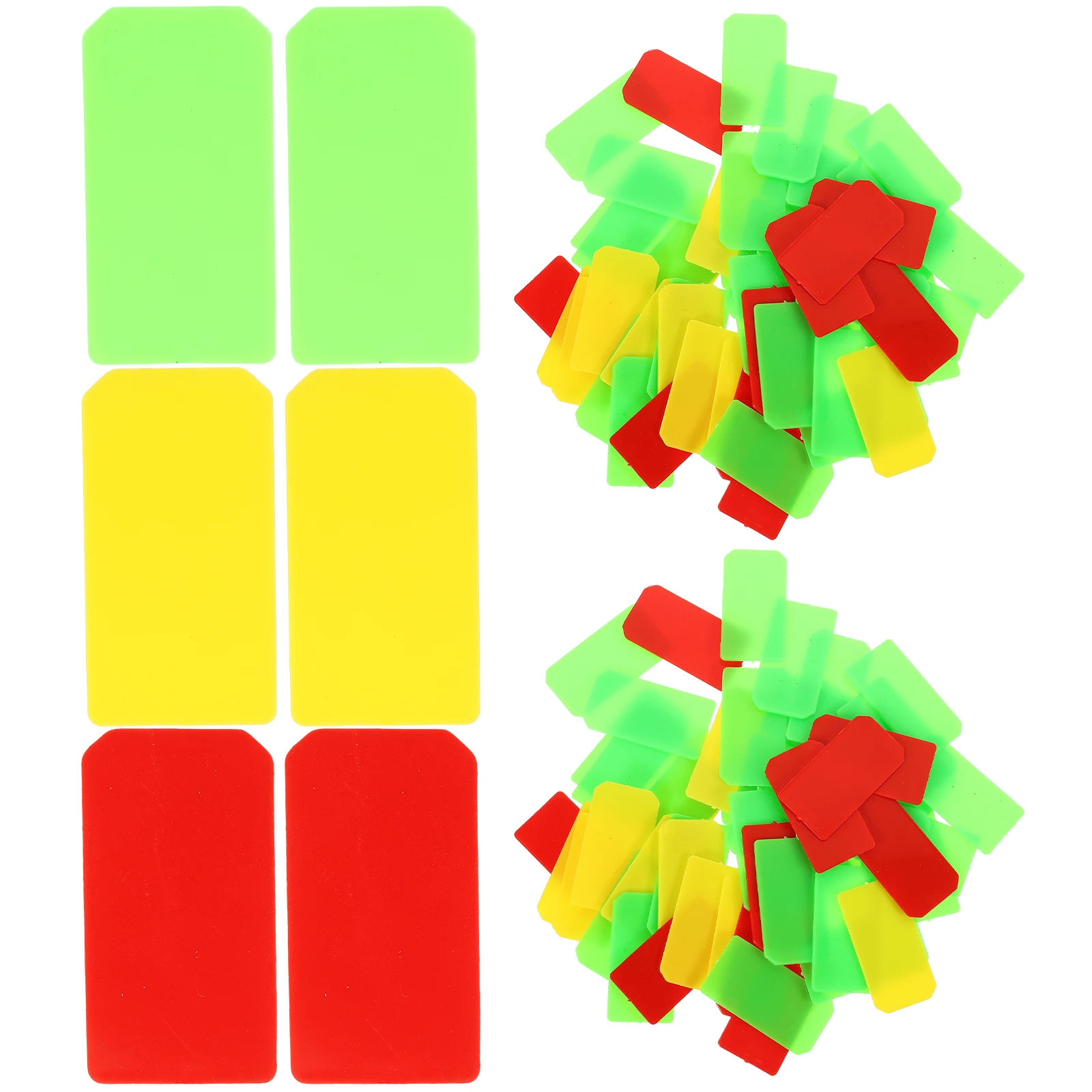 50Pcs Attendance Kindergarten Cards Colorful Time Cards for Classroom Attendance Chart for Student Organization Tool