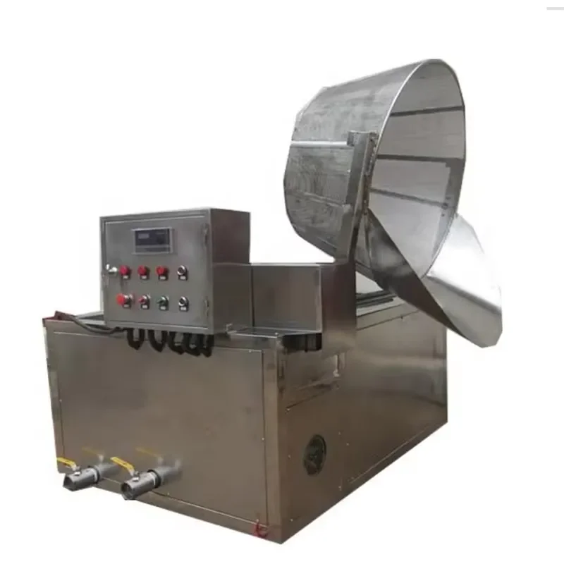 Full Automatic Broad Bean Sweet Potato Fryer Peanut Fryer Nuts Industrial Frying Machine With CE for Factory Price