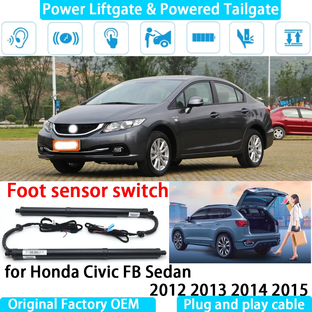 

for Honda Civic FB Sedan 2012 2013 2014 2015 Automatic Electric Power Liftgate Powered Tailgate Strut Tail Gate