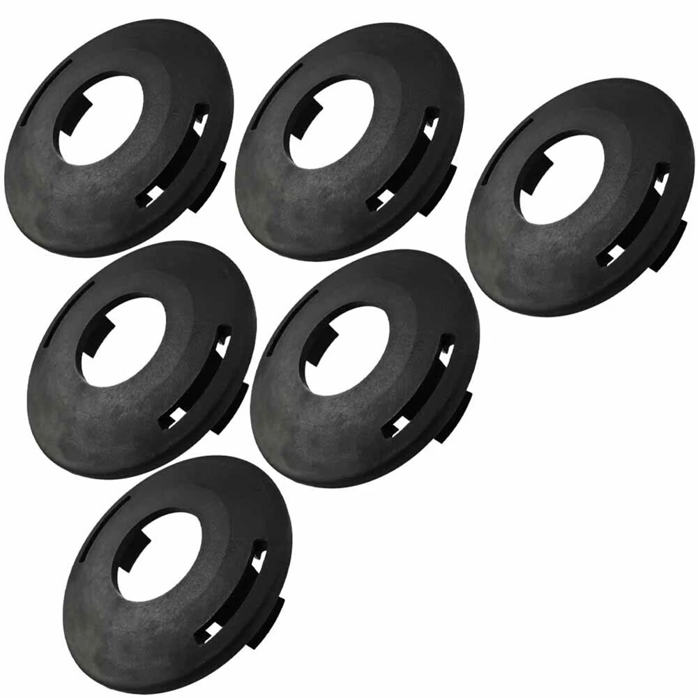 

6pcs Trimmer Head Covers 5inch Black Fittings Kits Parts Plastic Sets FS44 FS55 FS80 KM55 KM85 KM90 40027139608