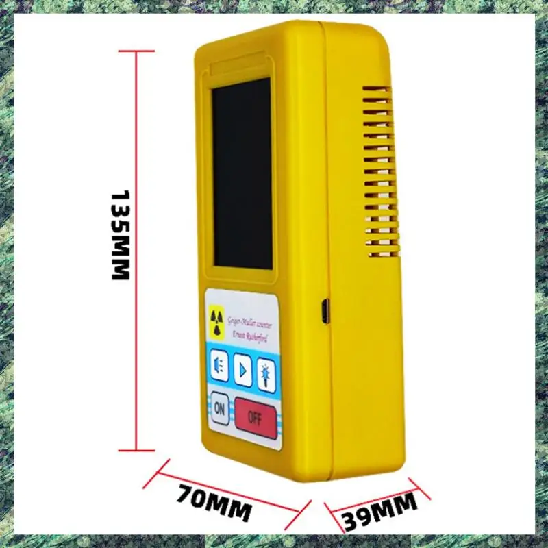 SCLS LCD Radioaktif Tester, Dosimeter Pribadi untuk Deteksi Radiasi Nuklir, Detektor Gamma Beta Sinar-X untuk Alat Marmer